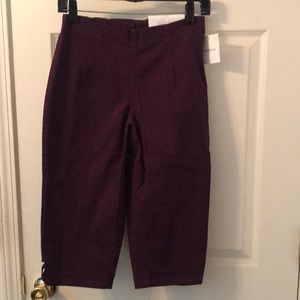 Croft and barrow capris size 6P